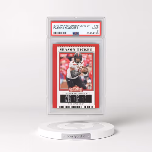 2019 Panini Contenders Draft Picks #79 Patrick Mahomes II (PSA 9 MINT)