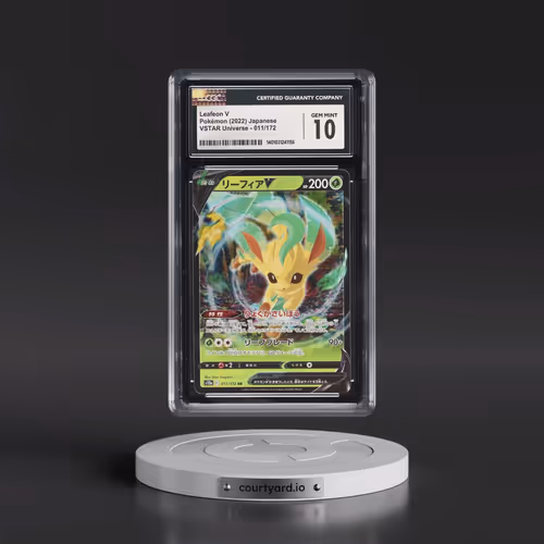 2022 VSTAR Universe #011/172 Leafeon V - Holo (CGC 10 GEM MINT)