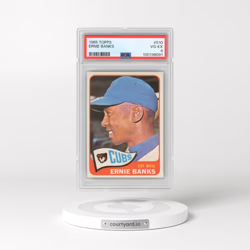 1965 Topps #510 Ernie Banks (PSA 4 VG-EX)