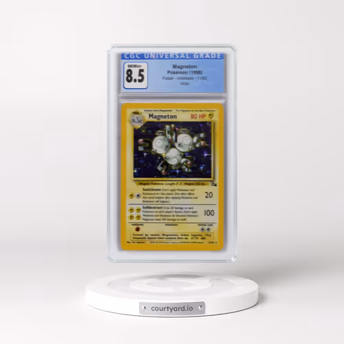 1999 Fossil #11/62 Magneton - Galaxy Star Holo (CGC 8.5 NM-MT+)
