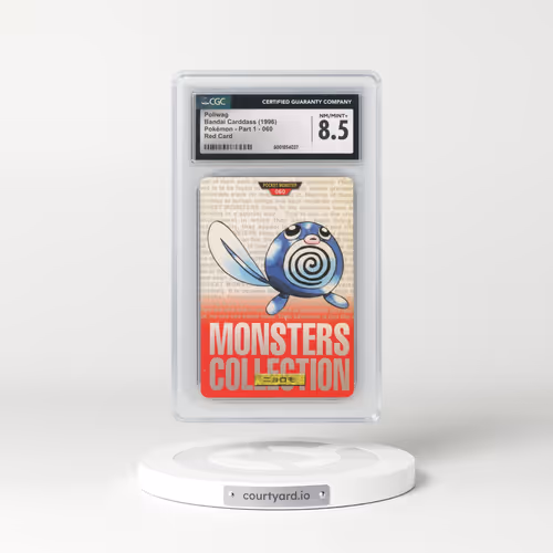 1996 (Monsters Collection) Part 1 #060 Poliwag - Red Card (CGC 8.5 NM-MT+)