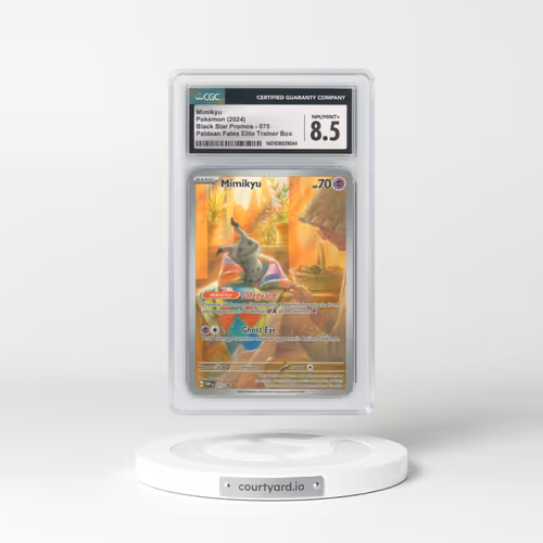 2023 Black Star Promos - Scarlet & Violet SVP EN #075 Mimikyu - Paldean Fates Elite Trainer Box (CGC 8.5 NM-MT+)
