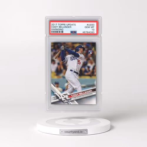 2017 Topps Update #US50 Cody Bellinger - Swinging (PSA 10 GEM MINT)