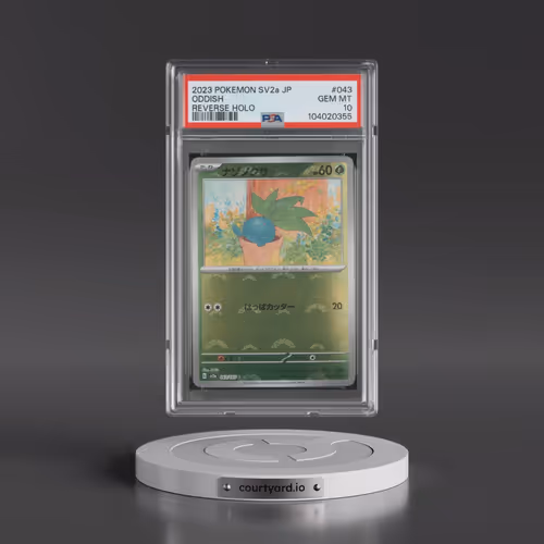 2023 Pokémon Sv2a-Pokemon 151 #043 Oddish - Reverse Holo (PSA 10 GEM MINT)
