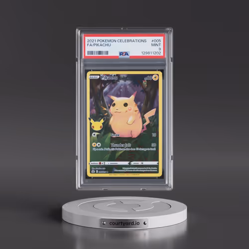 2021 Pokémon Celebrations #005 Pikachu - Full Art (PSA 9 MINT)