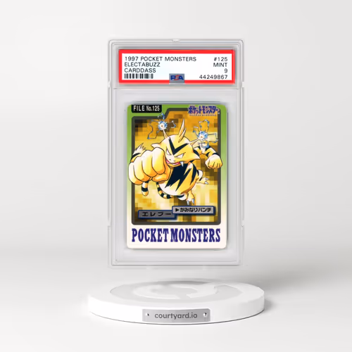 1997 Pocket Monsters Carddass #125 Electabuzz (PSA 9 MINT)