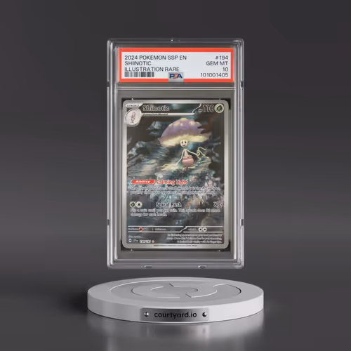 2024 Pokémon Ssp EN-Surging Sparks #194 Shiinotic - Illustration Rare (PSA 10 GEM MINT)