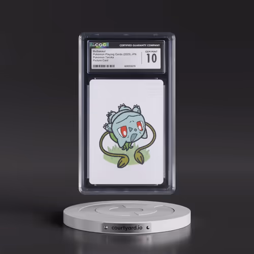 2025 Pokémon Taruka (2025) Bulbasaur - Picture Card (No Textbox) (CGC 10 GEM MINT)