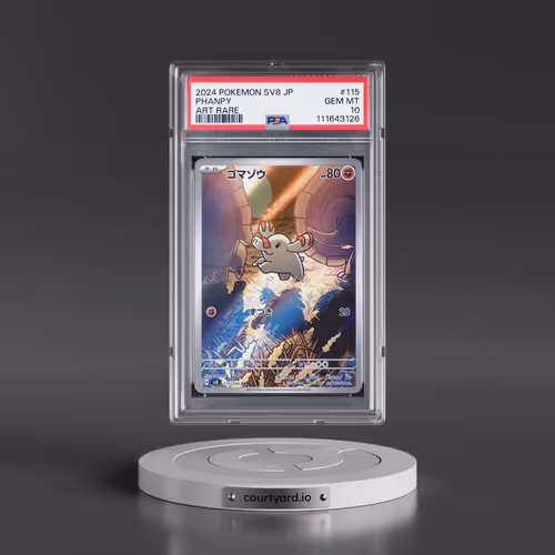 2024 Pokémon SV8-Super Electric Breaker #115 Phanpy - Art Rare (PSA 10 GEM MINT)