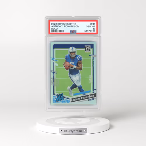 2023 Panini Donruss Optic #247 Anthony Richardson - Holo (PSA 10 GEM MINT)
