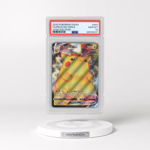 2020 Pokémon Sword & Shield Vivid Voltage #044 Pikachu Vmax - Full Art (PSA 10 GEM MINT)