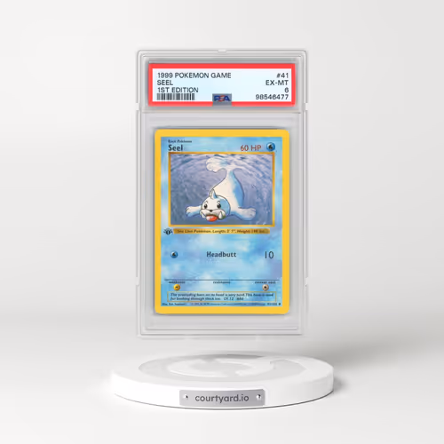1999 Pokémon Game #41 Seel - 1st Edition (PSA 6 EX-MT)