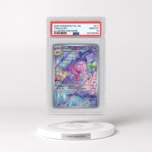 2023 Pokémon Pal EN-Paldea Evolved #217 Tinkatuff - Illustration Rare (PSA 10 GEM MINT)
