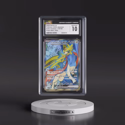 2025 Pokémon SV9-Battle Partners #118 Hop's Zacian EX - Holo Super Rare (CGC 10 GEM MINT)