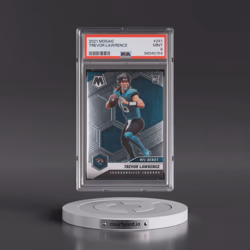 2021 Panini Mosaic #241 Trevor Lawrence (PSA 9 MINT)