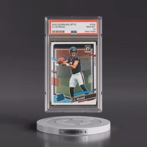 2023 Panini Donruss Optic #244 CJ Stroud (PSA 10 GEM MINT)