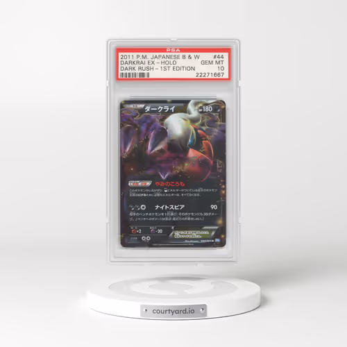 2011 Japanese Dark Rush #44 Darkrai EX - 1st Edition (PSA 10 GEM MINT)