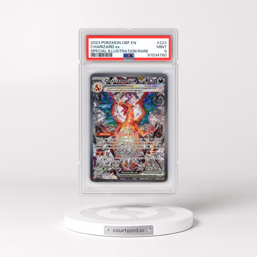 2023 Pokémon Obf EN-Obsidian Flames #223 Charizard EX - Holo Special Illustration Rare (PSA 9 MINT)