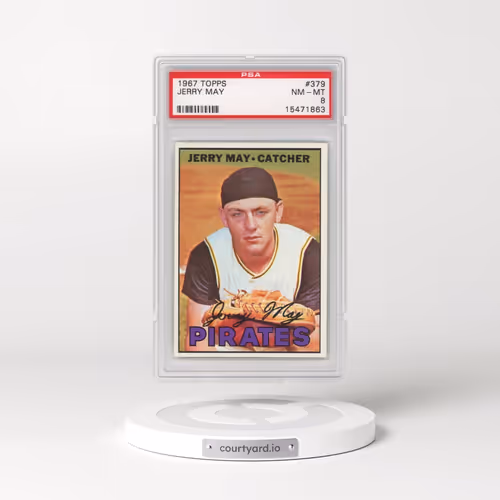 1967 Topps #379 Jerry May (PSA 8 NM-MT)