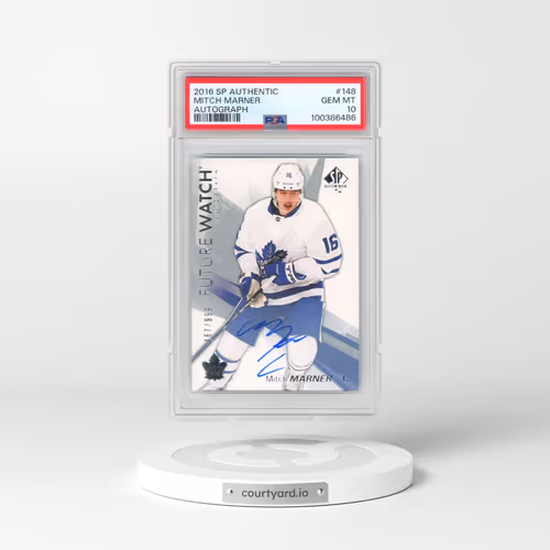 2016 SP Authentic #148 Mitch Marner - Autograph (PSA 10 GEM MINT)