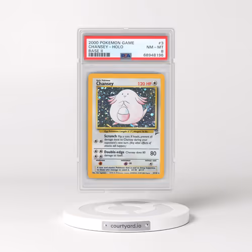 2000 Pokémon Game Base II #3 Chansey - Holo (PSA 8 NM-MT)