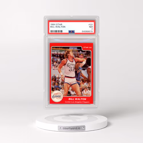 1984 Star #22 Bill Walton (PSA 7 NM)