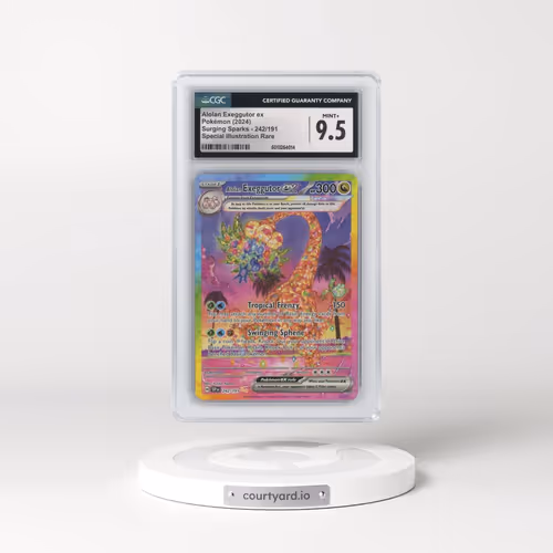 2024 Surging Sparks - SSP EN #242/191 Alolan Exeggutor ex - Special Illustration Rare (CGC 9.5 MINT+