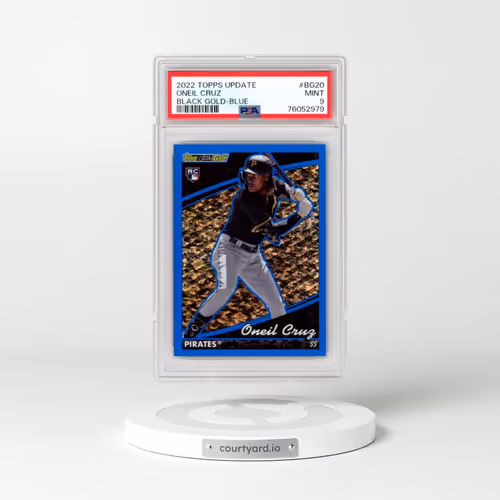2022 Topps Update Black Gold #BG20 Oneil Cruz - Blue (PSA 9 MINT)