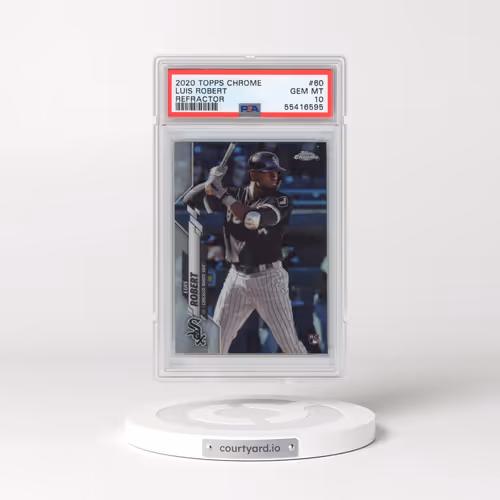 2020 Topps Chrome #60 Luis Robert - Refractor (PSA 10 GEM MINT)