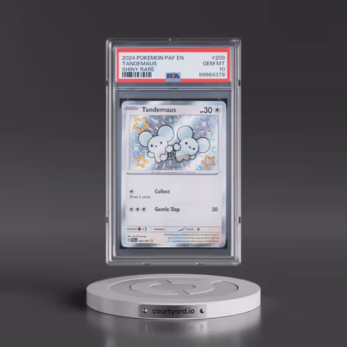 2024 Pokémon Paf EN-Paldean Fates #209 Tandemaus - Shiny Rare (PSA 10 GEM MINT)