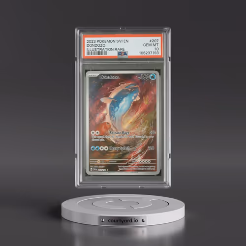 2023 Pokémon Svi EN-Scarlet & Violet #207 Dondozo - Illustration Rare (PSA 10 GEM MINT)