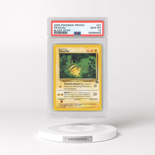 1999 Black Star Promos #27 Pikachu - The Power of One (PSA 10 GEM MINT)