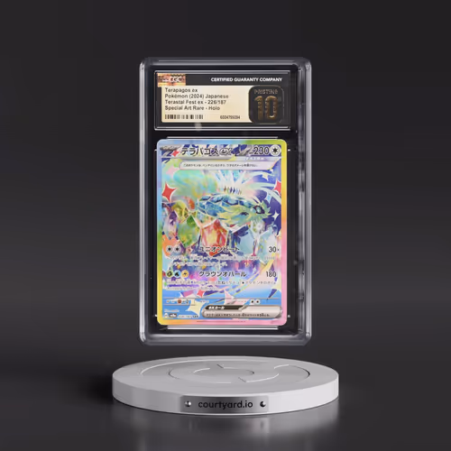 2024 Pokémon Sv8a-Terastal Fest EX #226 Terapagos EX - Holo Special Art Rare (CGC 10 PRISTINE)