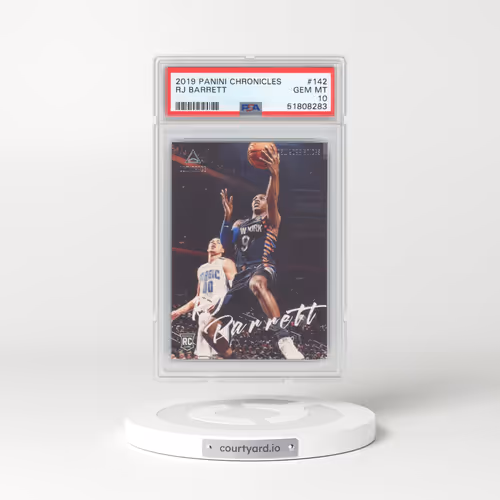 2019 Panini Chronicles #142 RJ Barrett (PSA 10 GEM MINT)