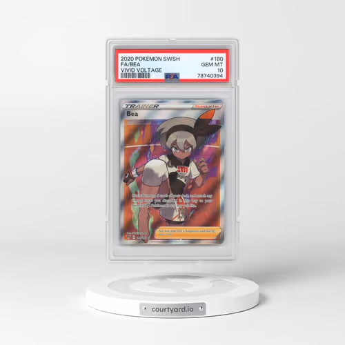2020 Pokémon Sword & Shield Vivid Voltage #180 Bea - Full Art (PSA 10 GEM MINT)