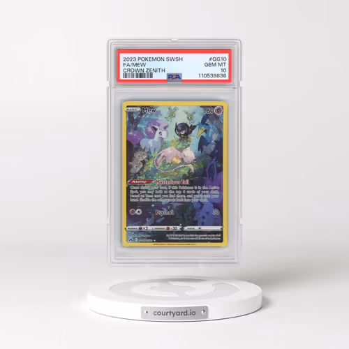 2023 Pokémon Sword and Shield Crown Zenith #GG10 Mew - Full Art (PSA 10 GEM MINT)