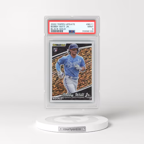 2022 Topps Update Black Gold #BG11 Bobby Witt Jr. (PSA 9 MINT)
