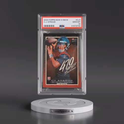 2023 Topps Now X Tyson Beck X C.J. Stroud #CJ1 C.J. Stroud (PSA 10 GEM MINT)