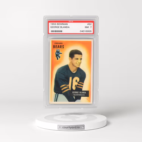 1955 Bowman #62 George Blanda (PSA 7 NM)