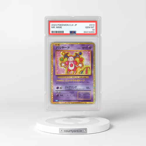 2023 Pokémon Clk-Trading Card Game Classic Blastoise & Suicune EX Deck #013 Mr. Mime (PSA 10 GEM MINT)