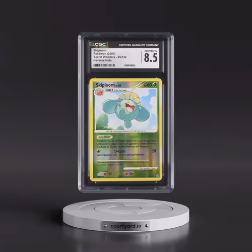 2007 Secret Wonders #65/132 Skiploom - Reverse Holo (CGC 8.5 NM-MT+)