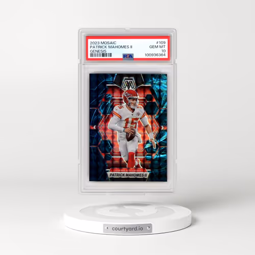 2023 Panini Mosaic #109 Patrick Mahomes II - Genesis (PSA 10 GEM MINT)
