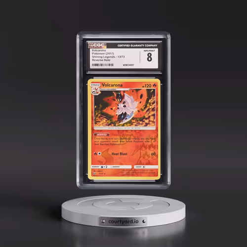 2017 Shining Legends #13/73 Volcarona - Reverse Holo (CGC 8 NM-MT)