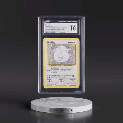 2023 Pokémon CLV-Trading Card Game Classic Venusaur & Lugia EX Deck #015 Chansey (CGC 10 GEM MINT)
