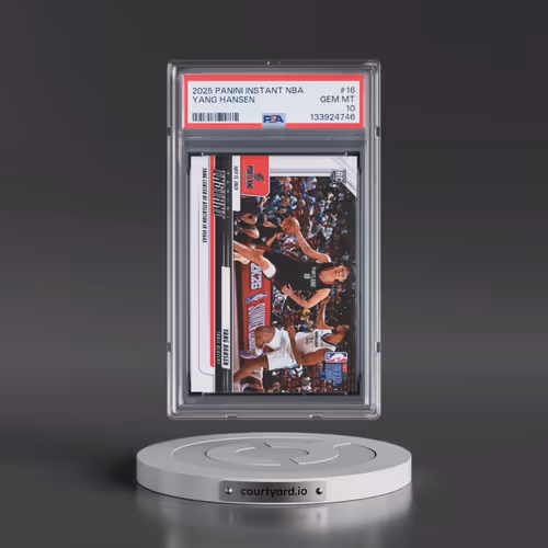 2025 Panini Instant NBA #16 Yang Hansen (PSA 10 GEM MINT)