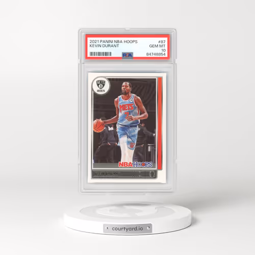 2021 Panini NBA Hoops #87 Kevin Durant (PSA 10 GEM MINT)