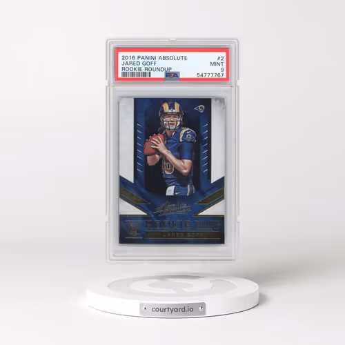 2016 Panini Absolute Rookie Roundup #2 Jared Goff (PSA 9 MINT)