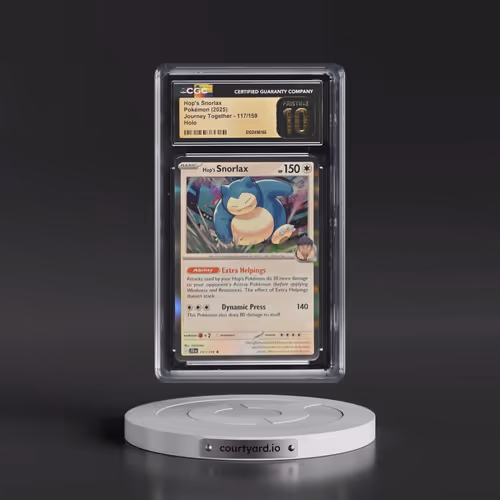 2025 Pokémon Jtg EN-Journey Together #117 Hop's Snorlax (CGC 10 PRISTINE)