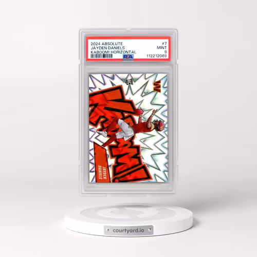 2024 Panini Absolute Kaboom! Horizontal #7 Jayden Daniels (PSA 9 MINT)