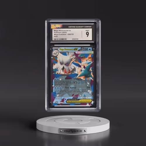 2025 Mega Evolution - MEG EN #036/132 Mega Abomasnow ex - Holo (CGC 9 MINT)